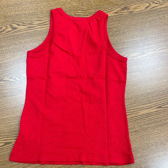 Cotton Citizen Cherry Red Tokyo Tank Top - Size Small - NWT - Picture 2 of 6